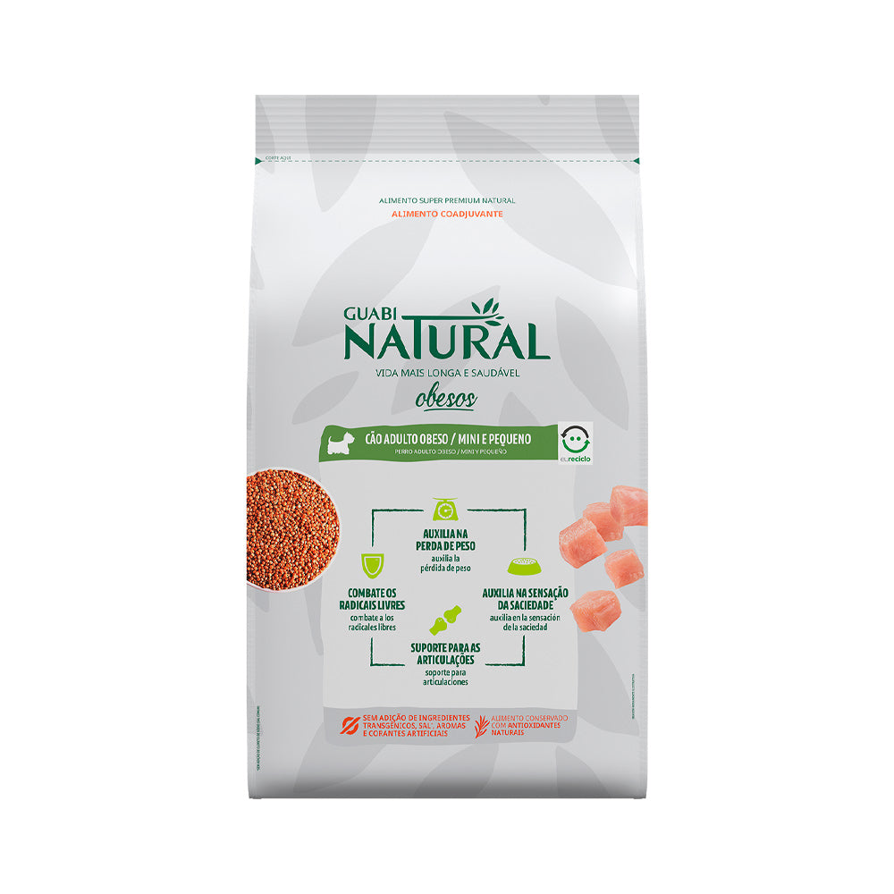 Guabi Natural Obesidade - Adultos - Porte Mini e Pequeno - 10,1KG