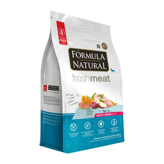 Adimax FreshMeat LIGHT - Adultos - Raças Média e Grande - 12KG