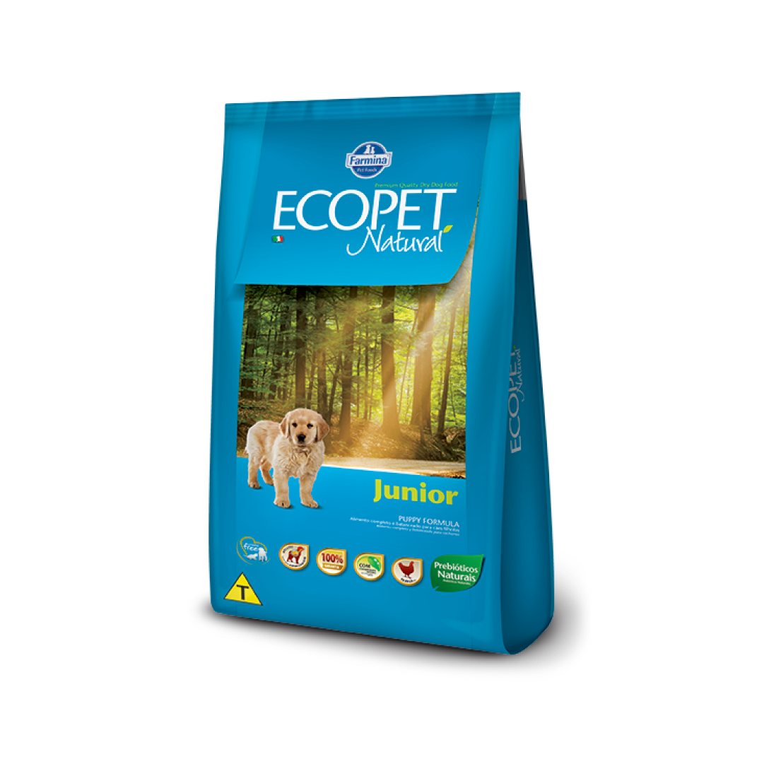 Farmina Ecopet Original - Filhotes - Porte Médio e Grande - 15KG