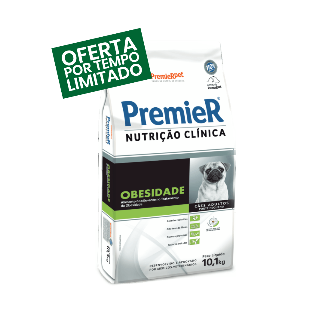 Premier Nutrição Obesidade - Adultos - Porte Pequeno - 10KG