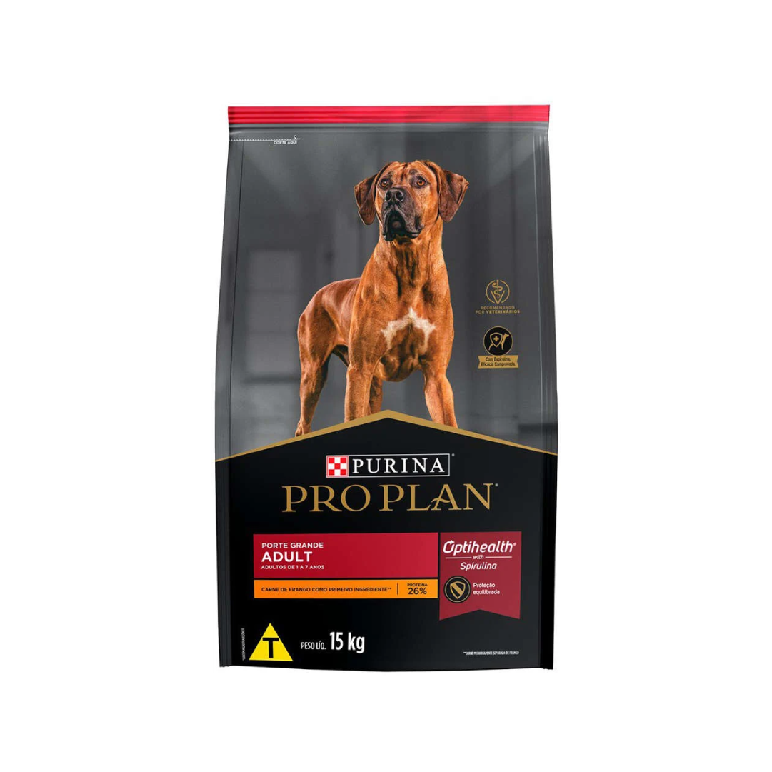 Purina Pro Plan - Adultos - Porte Grande- 15KG