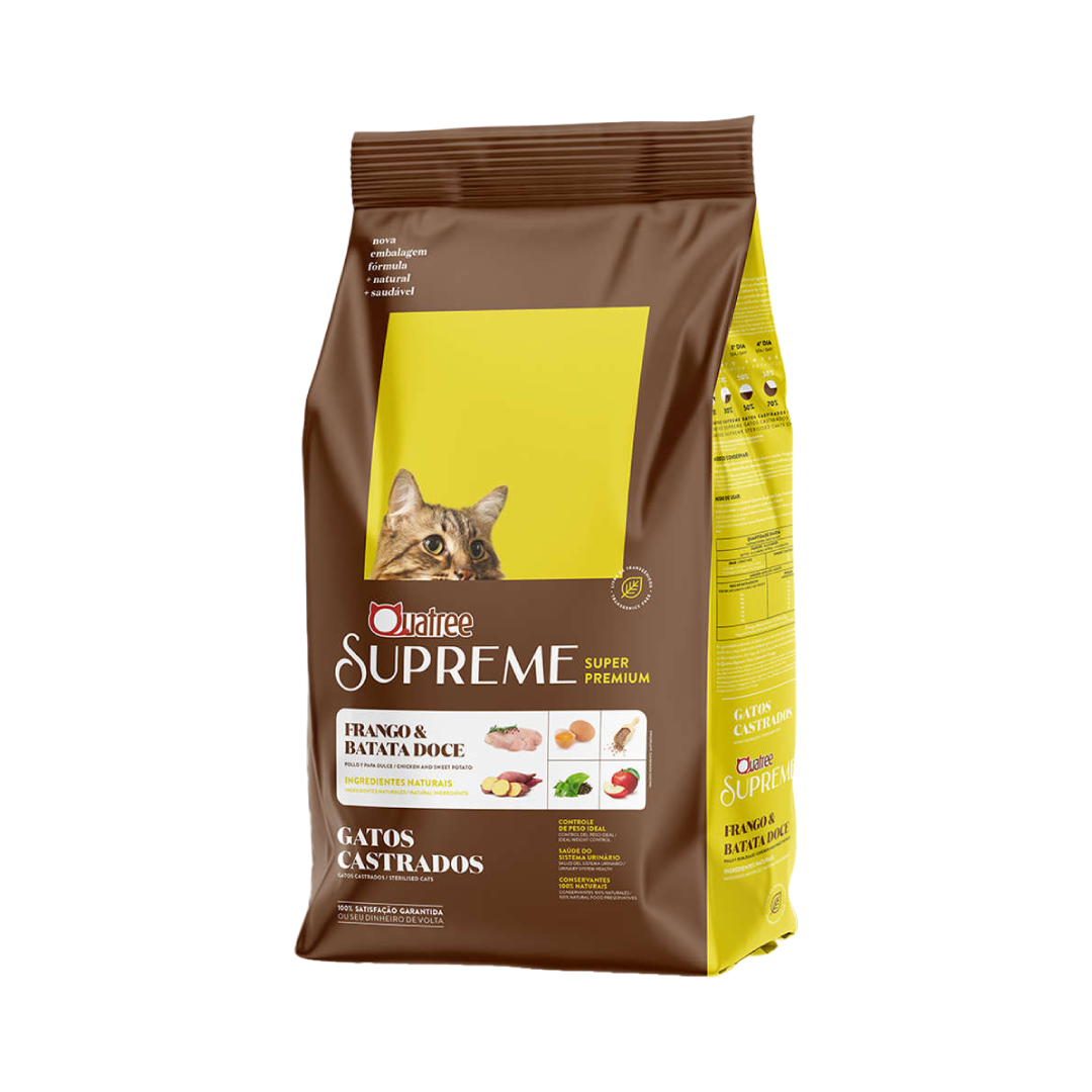 Quatree Supreme - Gatos Castrados - Frango - 10KG