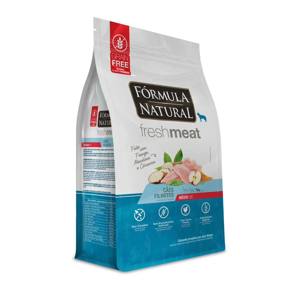 Adimax FreshMeat - Filhotes - Raças Médias - 12KG