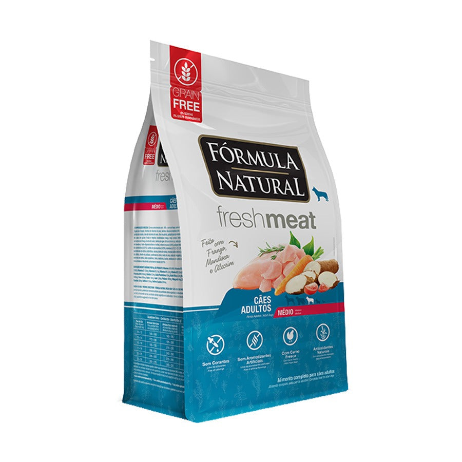 Adimax FreshMeat - Adultos - Raças Médias - 12KG